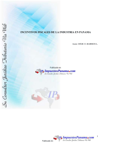 Incentivos Fiscales de la Industria en Panamá