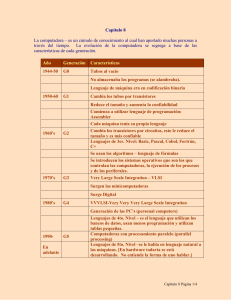 Conceptos principales del capítulo