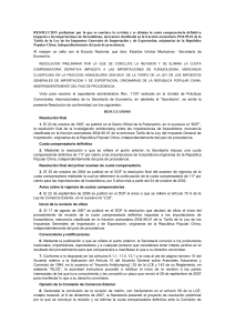 RESOLUCION preliminar por la que se concluye la revisi&oacute;n y se