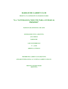 bariloche garden club - Garden Club Argentino