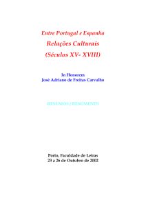 Entre Portugal e Espanha Rela&ccedil;&otilde;es Culturais (S&eacute;culos XV