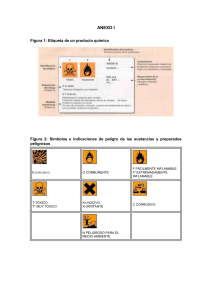 Figura 1: Etiqueta de un producto químico