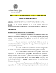proyecto de ley - H.C.D. Corrientes