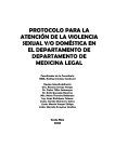 Protocolo de atención a víctimas en medicina legal