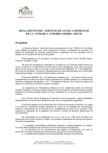 reglamento sad - Andorra Sierra de Arcos