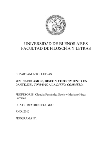programa - Facultad de Filosofía y Letras - UBA