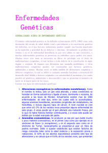 Los Tipos de Enfermedades Genéticas
