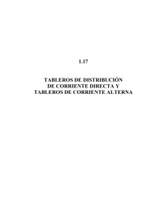 1.17 Tableros de corriente directa y alterna