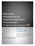 Diplomado Actualización en lingüística Aplicada a Distancia