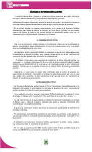 TÉCNICAS DE REPRODUCCIÓN ASISTIDA La sociedad humana