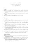 Curriculum vitae - Facultad de Ciencias Sociales