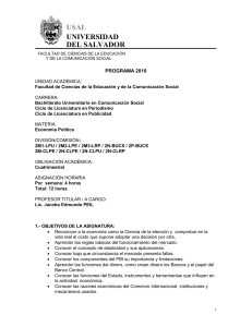 Economia Politica - Peil