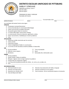 DISTRITO ESCOLAR UNIFICADO DE PITTSBURG HABLA Y