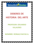 DEBERES DE HISTORIA DEL ARTE PROFESOR: EDUARDO