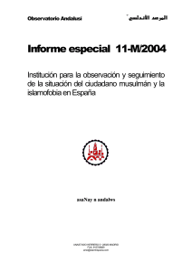 Especial 11-M - Observatorio Andalusí