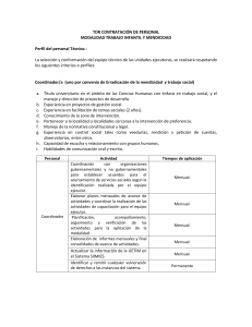 TDR CONTRATACIÓN DE PERSONAL MODALIDAD TRABAJO