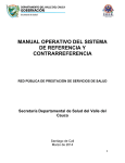 Manual Operativo del Sistema de Referencia y Contrarreferencia
