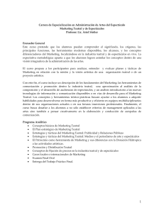 Marketing Teatral y de Espectáculos