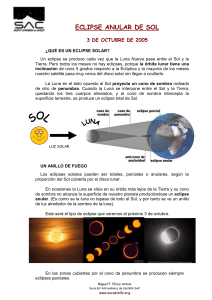 eclipse anular de sol - Societat Astronòmica de Castelló