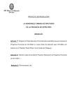 proyecto de resolución - Cámara de Diputados de Entre Ríos