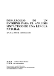 "Desarrollo de un entorno para análisis sintáctico de lengua " [P.F.C.]