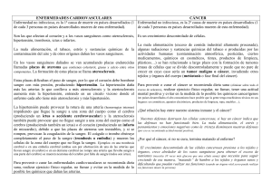 cancer y cardiovascular