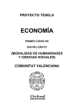 Programación Tesela Economía 1º Bach. Comunidad Valenciana