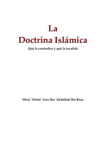 La doctrina Islámica, que la contradice y que la invalida