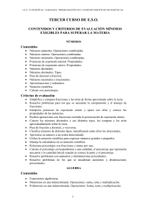 tercer curso de e - IES Luis Buñuel de Zaragoza