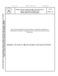 NTON 03 087 09 1/41 La Norma Técnica Obligatoria Nicaragüense
