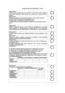 ejercicios geometría 1º eso