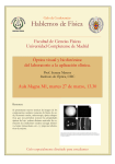 Ciclo de Conferencias - Universidad Complutense de Madrid