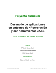 Proyecto curricular Desarrollo de aplicaciones en entornos de 4ª