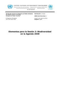 La biodiversidad y el cambio clim&aacute;tico