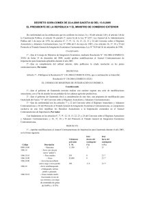 DECRETO 32359-COMEX DE 22-4-2005 GACETA 92 DEL 13