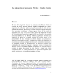 La percepción del fenómeno migratorio en México y Estados Unidos