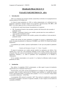 3.1 Ejemplos de pasaje de parámetros en ADA
