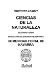 Programación Ciencias de la Naturaleza 2º ESO Comunidad Foral