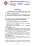 SAIB-SG - INGENIERÍA Y DESARROLLO ALIMENTARIO, SA DE CV