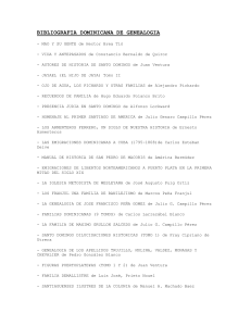 bibliografia dominicana de genealogia