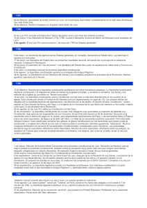 Fechas más significativas de la vida de Andrés y acontecimientos