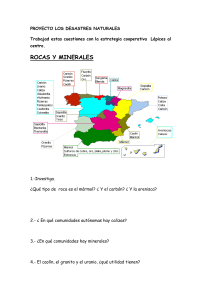 ROCAS Y MINERALES.Mapa