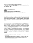 Informe de la Primera Misión de trabajo a Montevideo