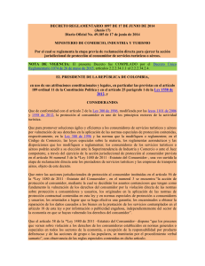 Decreto Reglamentario 1097 de 17 de junio de 2014