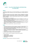 Evaluación del curso - Col·legi de Fisioterapeutes de Catalunya