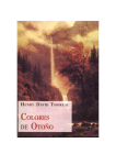 Thoreau, Henry David - Colores de Otoño