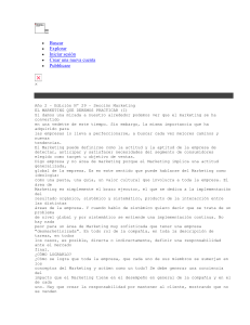 El Marketing que Debemos Practicar (I)