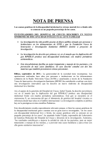 nota de prensa - Basque Research