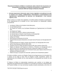 Respuesta del Gobierno de México al cuestionario sobre el derecho