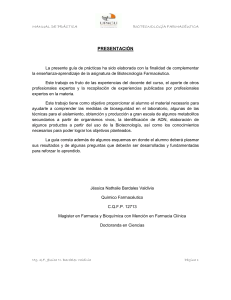 MANUAL DE PR&Aacute;CTICA BIOTECNOLOG&Iacute;A FARMAC&Eacute;UTICA